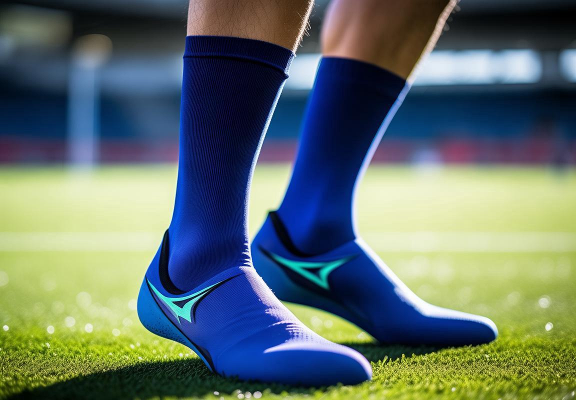 Calcetas de Futbol Azul Marino Mizuno: Calidad y Estilo para Running y Alohulleros