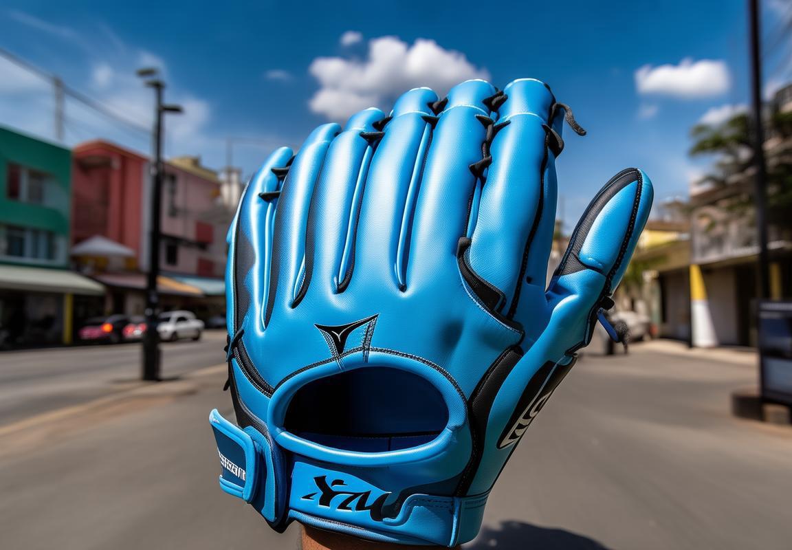 Guantes de Béisbol Mizuno Azules para Segunda Base: Oferta Especial de Marca Mizuno en Guadalajara