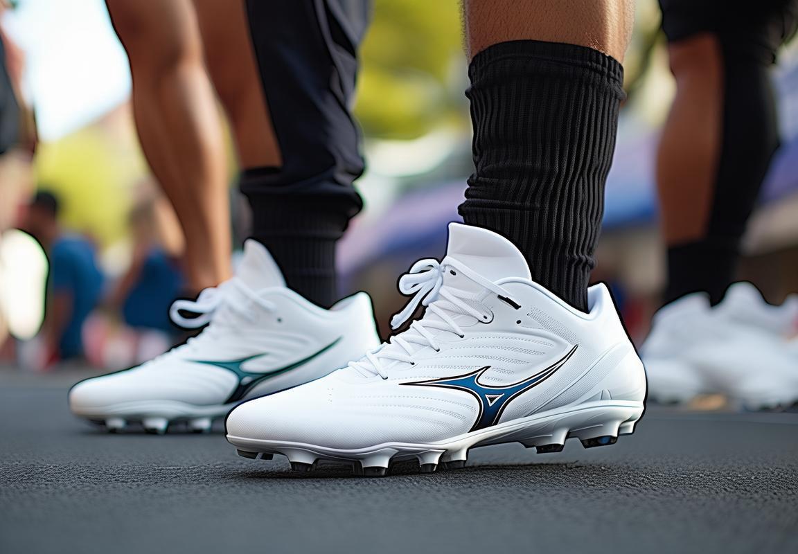 Tenis de Fútbol Blancos Mizuno: Marca Mizuno, Calidad Probada
