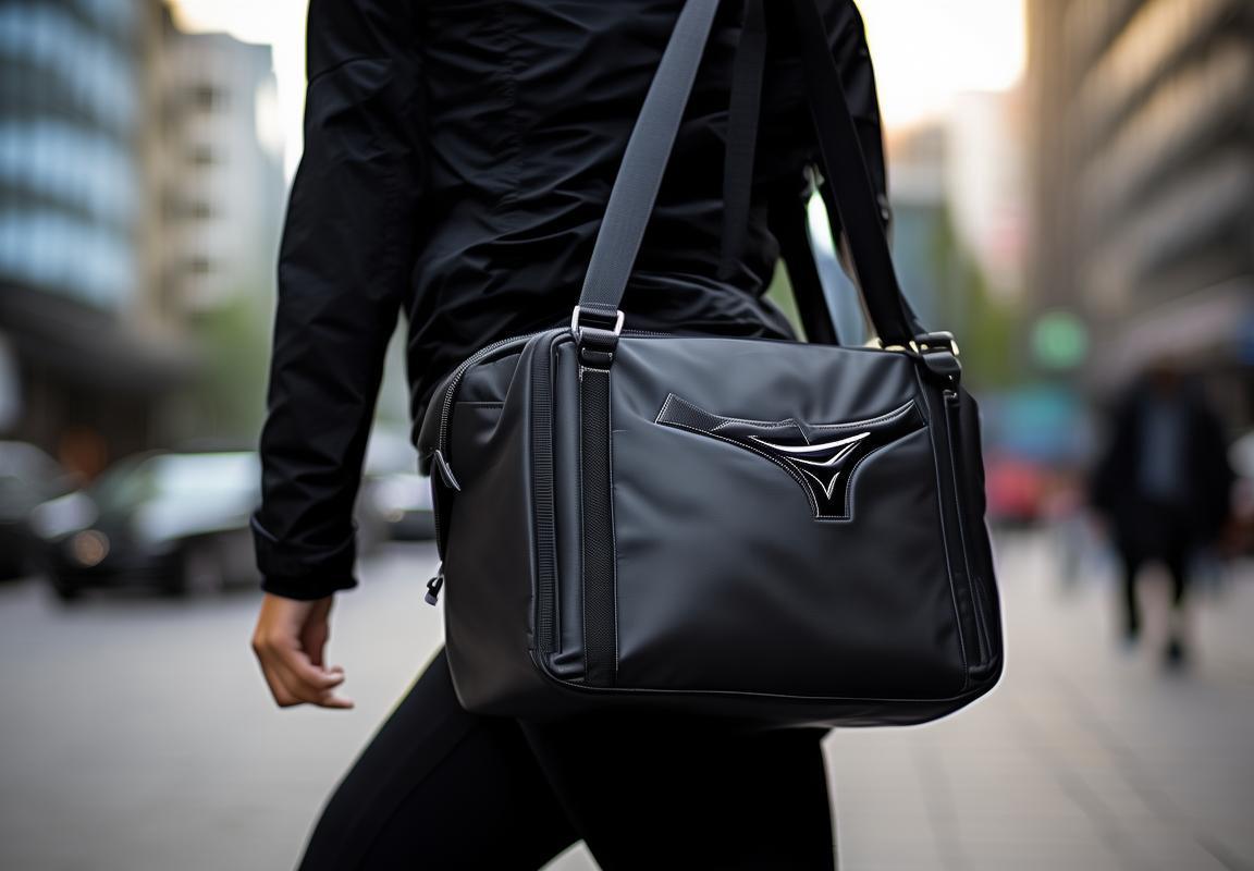 Ofertas Exclusivas de Mizuno: Bolsas Negras para Correr y Estilo Urbano en Guadalajara