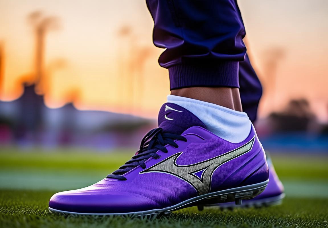 Tenis de Fútbol Morados Mizuno: Calidad y Diseño Exclusivo de Marca Mizuno