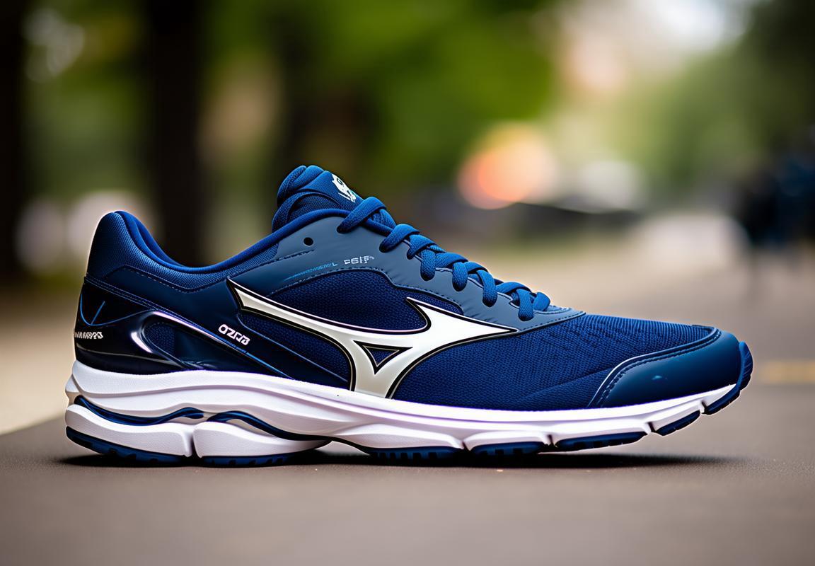 Oferta Exclusiva en Guadalajara: Zapatillas Mizuno Wave Rider 25 Azul Marino, Calzado Deportivo con Alto Soporte para Running y Trail Running
