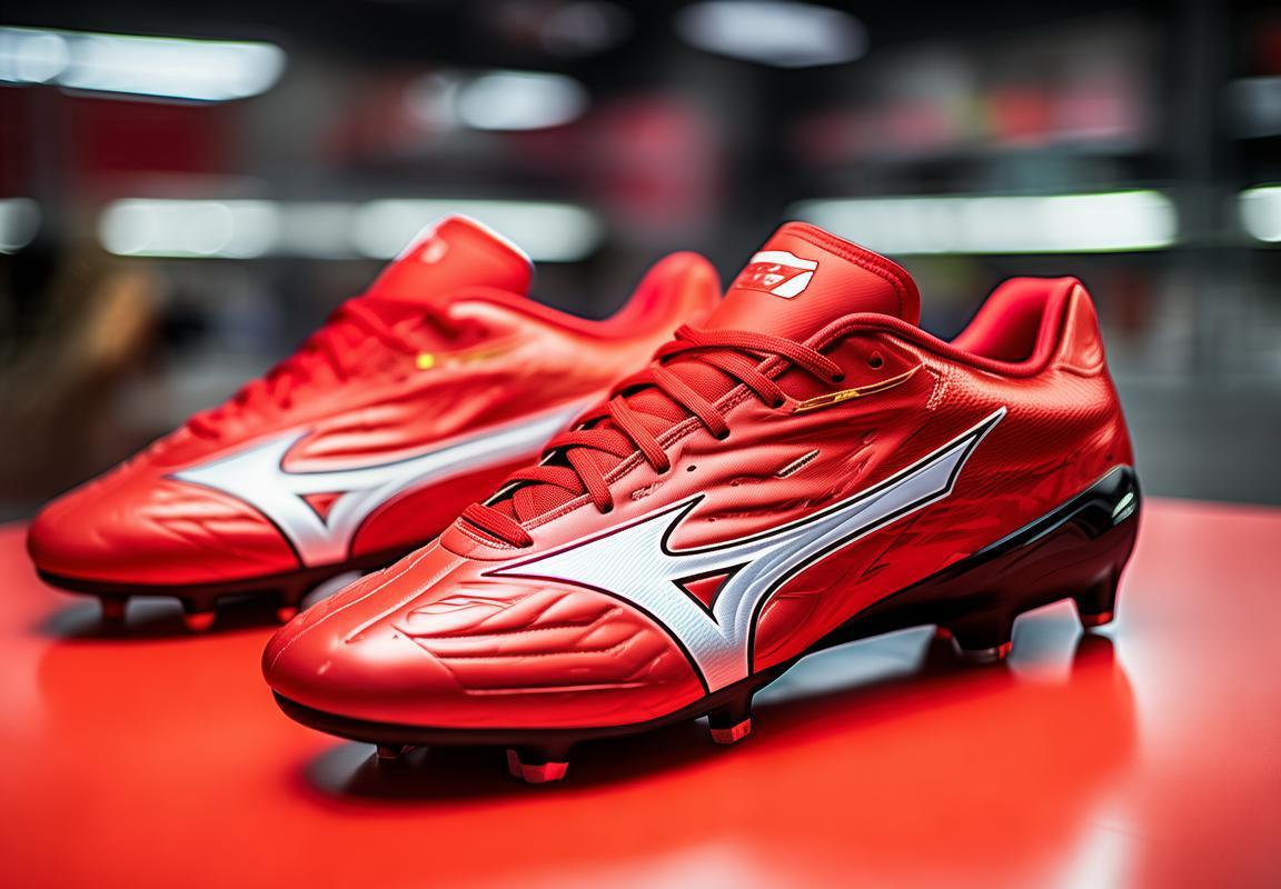 Ofertas Exclusivas de Zapatos Mizuno Rojo para el Tennis de Fútbol Rápido de Bota en Guadalajara
