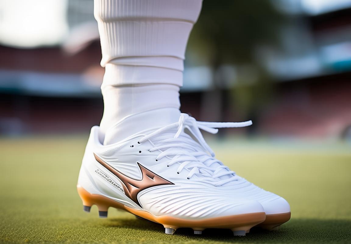 Tenis de Fútbol Blancos Mizuno: La Marca y Calidad Exclusiva