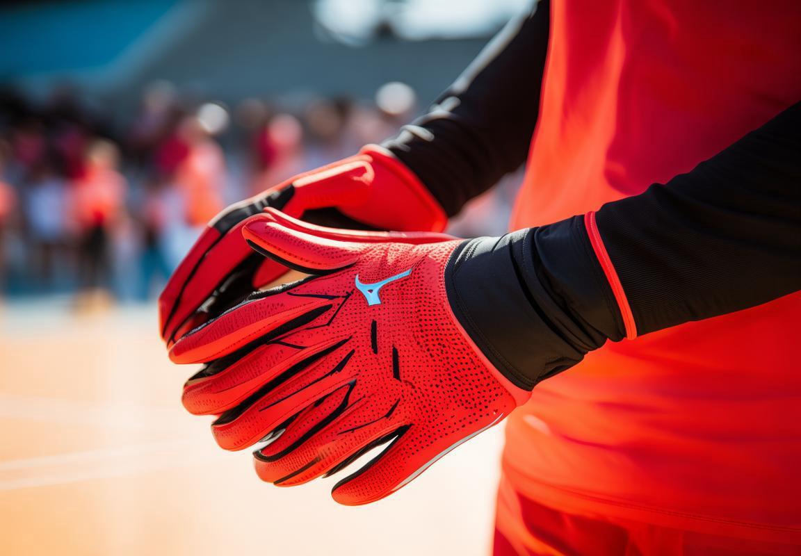 Guantes para Voleibol Mizuno Rojo Descuento en Guadalajara