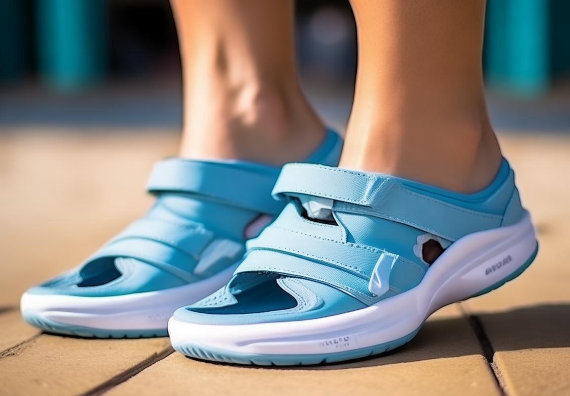 Sandalias Mizuno Relax Slide 2 Para Mujer Azules/Blancos 8764213-WJ, Oferta Exclusiva en Guadalajara