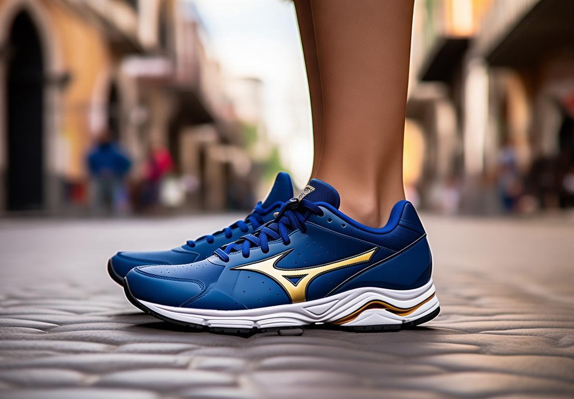 Mizuno Azul Marino: Zapatos Running para Mujer, Camisa de Manga Larga Incluida