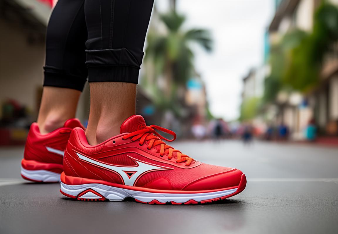 Tenis Mizuno Rojo con Soporte Avanzado en el Empeine: No Dejes Pasar Esta Oportunidad de Calidad Superior en Guadalajara