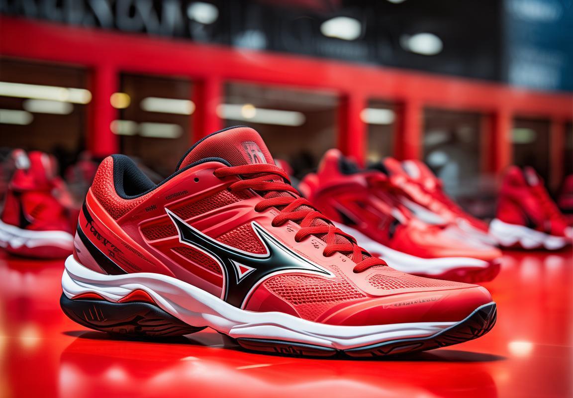Oferta Exclusiva de Mizuno Rojo: Calzado Ideales para Voleibol en Guadalajara