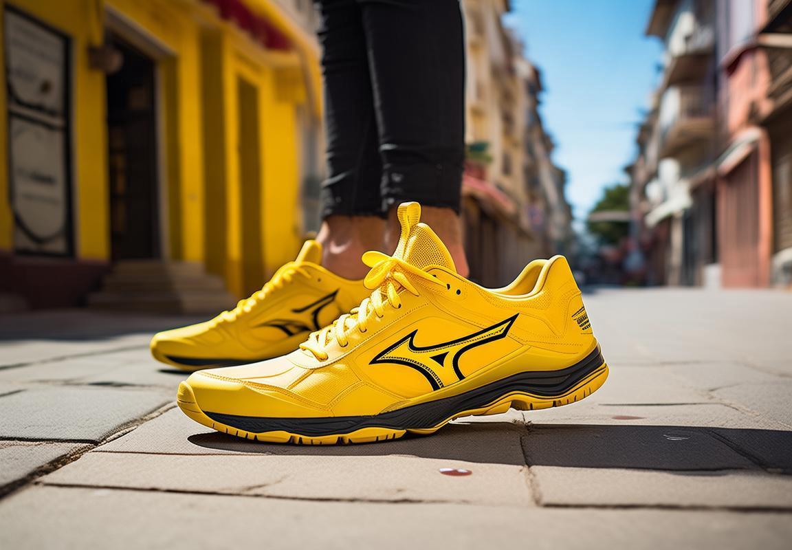 Oferta Especial: ¡2 Pares de Zapatos de Voleibol Mizuno Amarillo ¡Por el Precio de Uno!