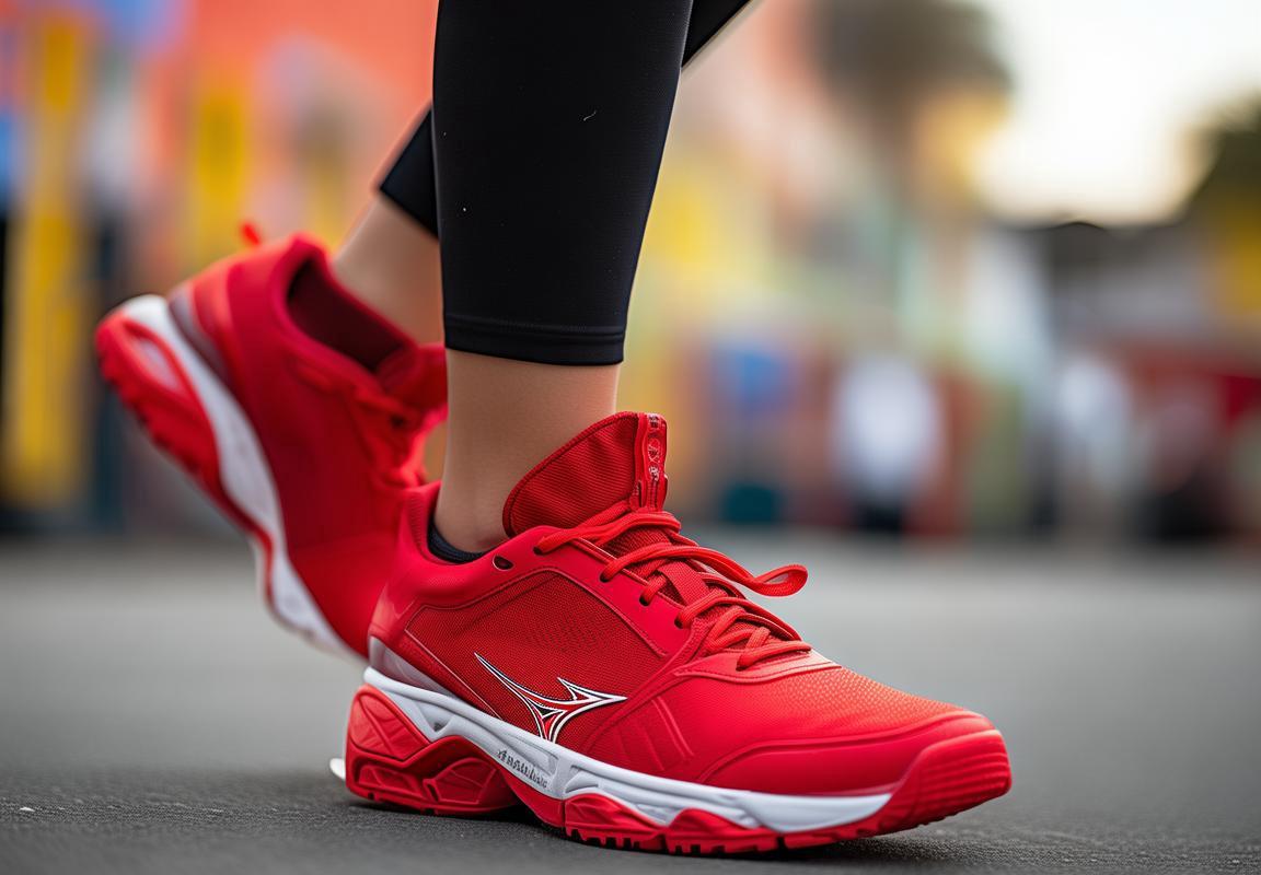Mizuno Rojo Mujer: Calzado Deportivo Ideal para Softbol en Guadalajara